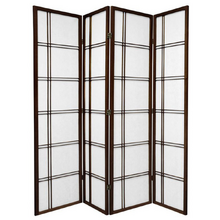 4 Panel Cross Room Divider Screen